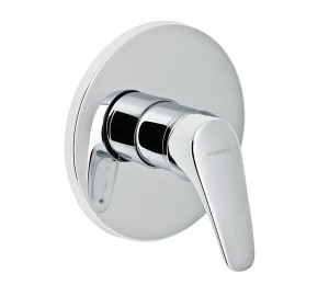 Built-in single lever shower mixer